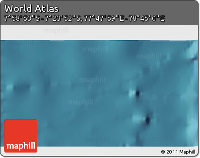 Satellite 3D Map of the Area around 7° 41' 23" S, 78° 16' 30" E