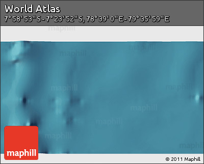 Satellite 3D Map of the Area around 7° 41' 23" S, 79° 7' 30" E