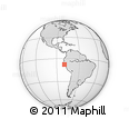 Outline Map of the Area around 7° 41' 23" S, 79° 49' 29" W, rectangular outline