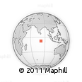 Outline Map of the Area around 7° 41' 23" S, 81° 40' 30" E, rectangular outline