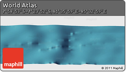 Satellite Panoramic Map of the Area around 7° 41' 23" S, 85° 4' 29" E