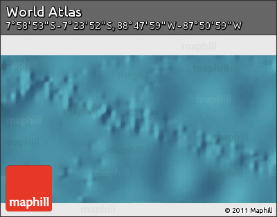 Satellite 3D Map of the Area around 7° 41' 23" S, 88° 19' 29" W