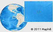 Shaded Relief Location Map of the area around 7° 41' 23" S, 89° 10' 30" W