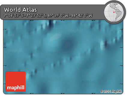 Satellite Map of the Area around 7° 41' 23" S, 89° 10' 30" W
