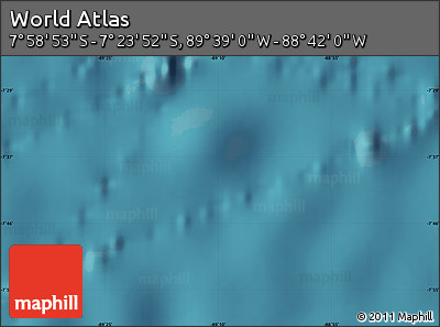 Satellite Map of the Area around 7° 41' 23" S, 89° 10' 30" W