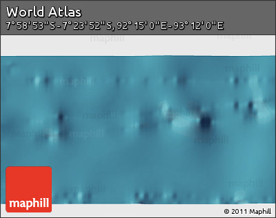 Satellite 3D Map of the Area around 7° 41' 23" S, 92° 43' 29" E