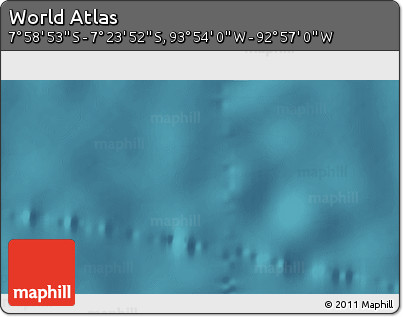 Satellite 3D Map of the Area around 7° 41' 23" S, 93° 25' 30" W