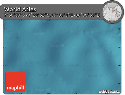 Satellite Map of the Area around 7° 41' 23" S, 96° 7' 30" E