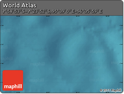 Satellite Map of the Area around 7° 41' 23" S, 96° 7' 30" E