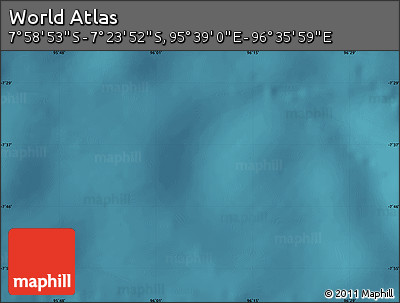 Satellite Map of the Area around 7° 41' 23" S, 96° 7' 30" E