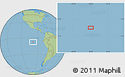 Savanna Style Location Map of the area around 7° 41' 23" S, 98° 31' 30" W