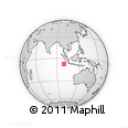 Outline Map of the Area around 7° 41' 23" S, 99° 31' 30" E, rectangular outline