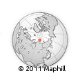 Outline Map of the Area around 80° 6' 37" N, 111° 25' 30" E, rectangular outline