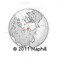 Outline Map of the Area around 80° 6' 37" N, 117° 22' 30" E, rectangular outline