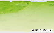 Physical 3D Map of the area around 80° 6' 37" N, 24° 43' 30" E