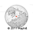 Outline Map of the Area around 80° 6' 37" N, 34° 55' 29" E, rectangular outline