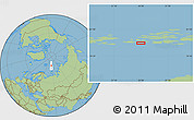 Savanna Style Location Map of the area around 80° 6' 37" N, 54° 28' 30" E