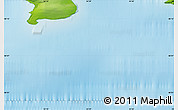 Physical Map of the area around 80° 6' 37" N, 54° 28' 30" E