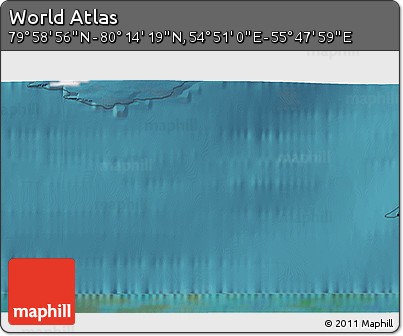 Satellite 3D Map of the Area around 80° 6' 37" N, 55° 19' 30" E