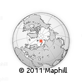 Outline Map of the Area around 80° 6' 37" N, 55° 19' 30" E, rectangular outline