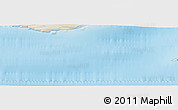 Shaded Relief Panoramic Map of the area around 80° 6' 37" N, 55° 19' 30" E