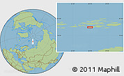 Savanna Style Location Map of the area around 80° 6' 37" N, 56° 10' 29" E