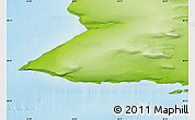 Physical Map of the area around 80° 6' 37" N, 56° 10' 29" E