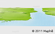 Physical Panoramic Map of the area around 80° 6' 37" N, 57° 1' 29" E