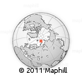 Outline Map of the Area around 80° 6' 37" N, 57° 52' 30" E, rectangular outline