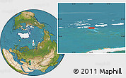 Satellite Location Map of the area around 80° 6' 37" N, 58° 43' 30" E