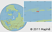 Savanna Style Location Map of the area around 80° 6' 37" N, 58° 43' 30" E