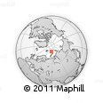 Outline Map of the Area around 80° 6' 37" N, 58° 43' 30" E, rectangular outline