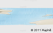 Shaded Relief Panoramic Map of the area around 80° 6' 37" N, 58° 43' 30" E