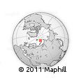 Outline Map of the Area around 80° 6' 37" N, 59° 34' 30" E, rectangular outline