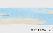 Shaded Relief Panoramic Map of the area around 80° 6' 37" N, 59° 34' 30" E