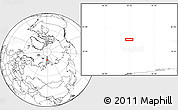 Blank Location Map of the area around 80° 6' 37" N, 89° 19' 29" E