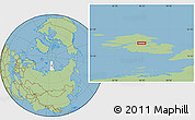 Savanna Style Location Map of the area around 80° 6' 37" N, 96° 7' 30" E