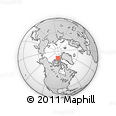 Outline Map of the Area around 80° 6' 37" N, 96° 49' 29" W, rectangular outline