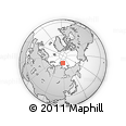 Outline Map of the Area around 80° 20' 21" N, 117° 22' 30" E, rectangular outline