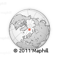 Outline Map of the Area around 80° 20' 21" N, 23° 52' 30" E, rectangular outline