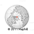 Outline Map of the Area around 80° 20' 21" N, 47° 31' 29" W, rectangular outline