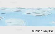 Political Panoramic Map of the area around 80° 20' 21" N, 54° 28' 30" E