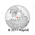 Outline Map of the Area around 80° 20' 21" N, 55° 19' 30" E, rectangular outline
