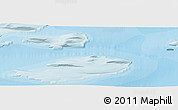 Political Panoramic Map of the area around 80° 20' 21" N, 55° 19' 30" E