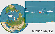 Satellite Location Map of the area around 80° 20' 21" N, 56° 10' 29" E