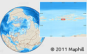 Shaded Relief Location Map of the area around 80° 20' 21" N, 56° 10' 29" E