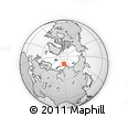 Outline Map of the Area around 80° 20' 21" N, 86° 46' 30" E, rectangular outline