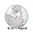 Outline Map of the Area around 80° 20' 21" N, 87° 37' 30" E, rectangular outline