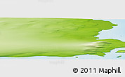 Physical Panoramic Map of the area around 80° 20' 21" N, 96° 58' 29" E