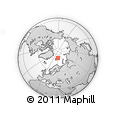 Outline Map of the Area around 80° 33' 59" N, 31° 31' 29" E, rectangular outline